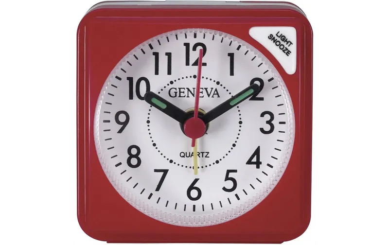 Technoline Klassischer Wecker Modell S red
