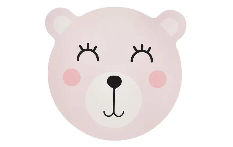 Zeller Present Kindertischset Bär Rosa ø 38 cm