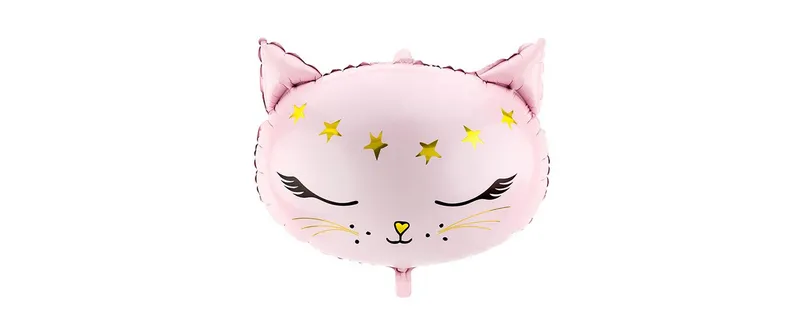 Partydeco Folienballon Cat pink
