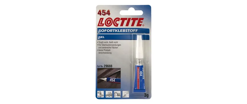 Loctite Klebtissu 454, 1 pièces, transparent