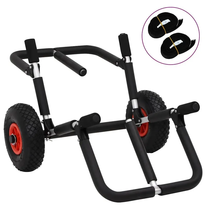 SUP Trolley per 2 Surfbretter Klappbar 90 kg alluminio