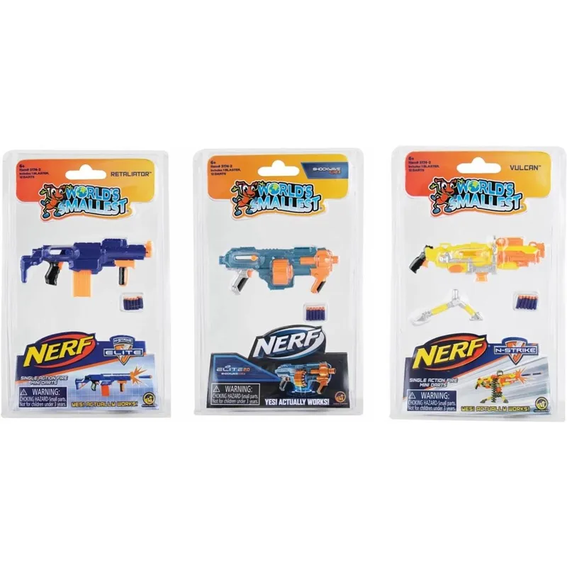 Waldmeier Worlds Smallest Nerf Blaster Assortiert