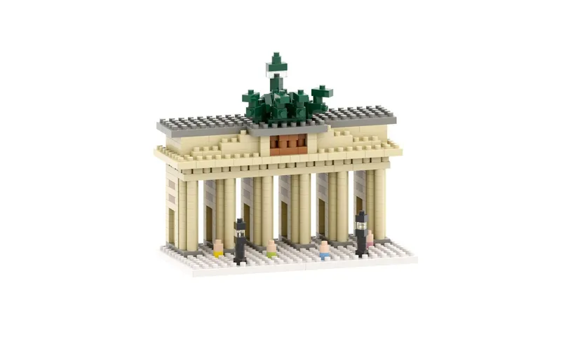 BRIXIES Bausteinmodell Brandenburger Tor aus 570 Bausteinen