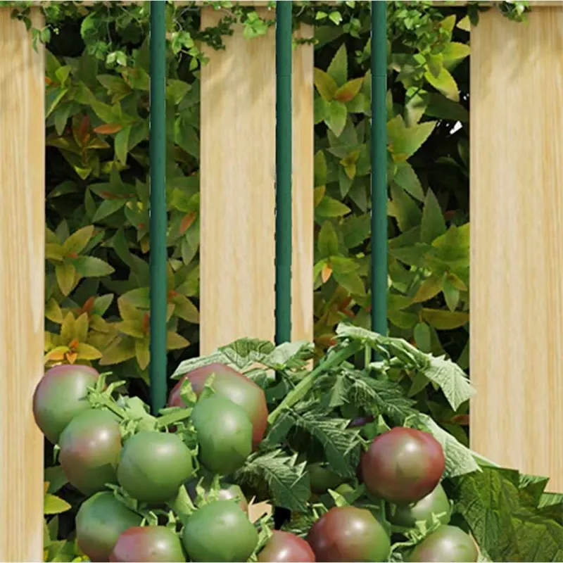 Pflanzenstützen 30 Stk. verde 150 cm Stahl