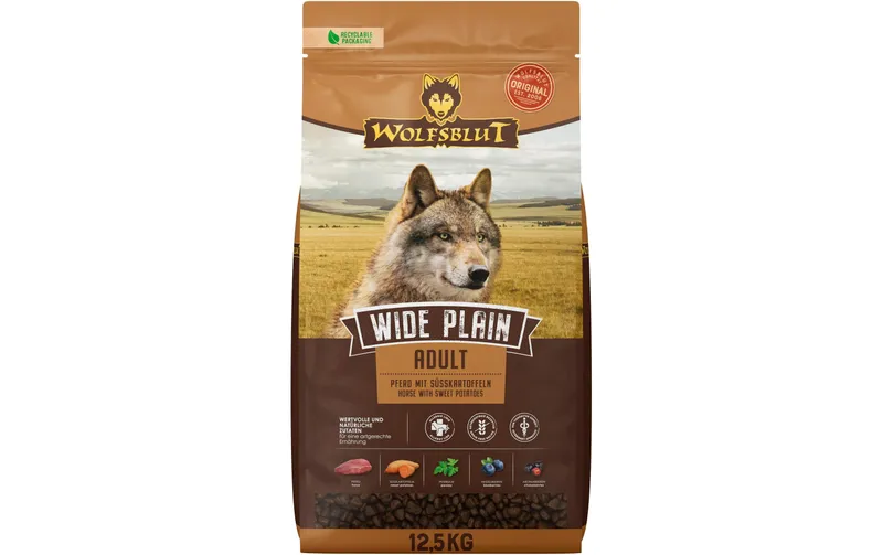 Wolfsblut Trockenfutter Dog Wide Plain Adult, 12.5 kg