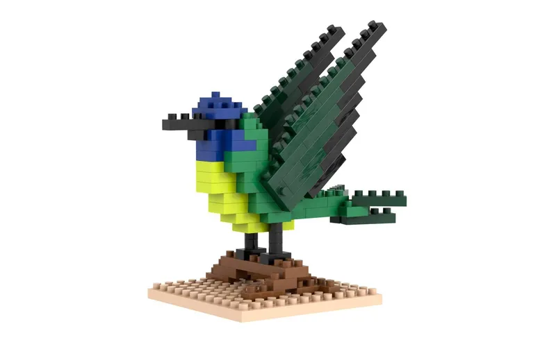 BRIXIES Bausteinmodell Kolibri in 112 Bausteinen