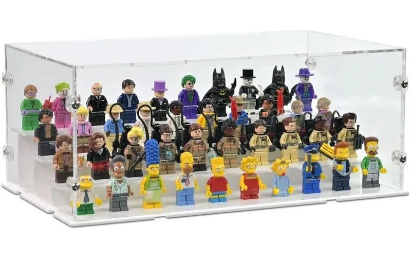iDisplayit Baukasten Acryl-Display for 40 LEGO-Minifigur