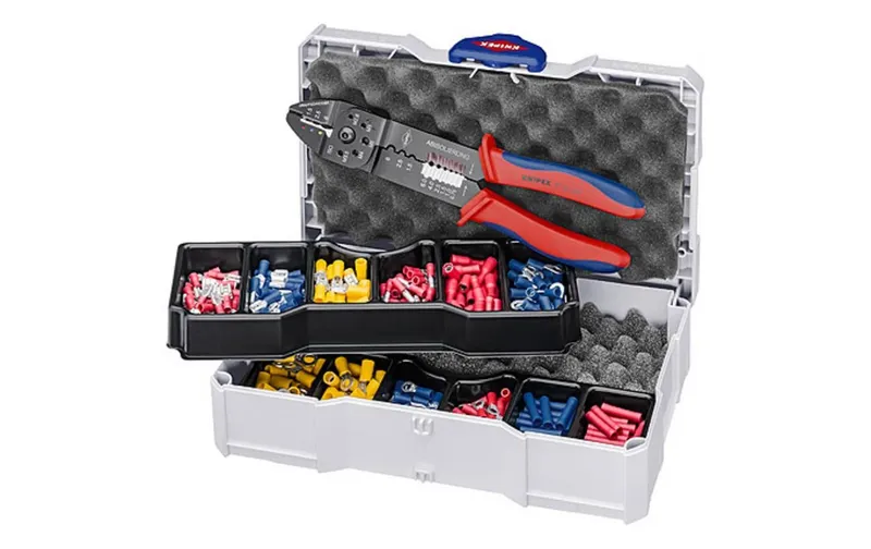 Knipex Assortimento di crimpatura per connettori per cavi