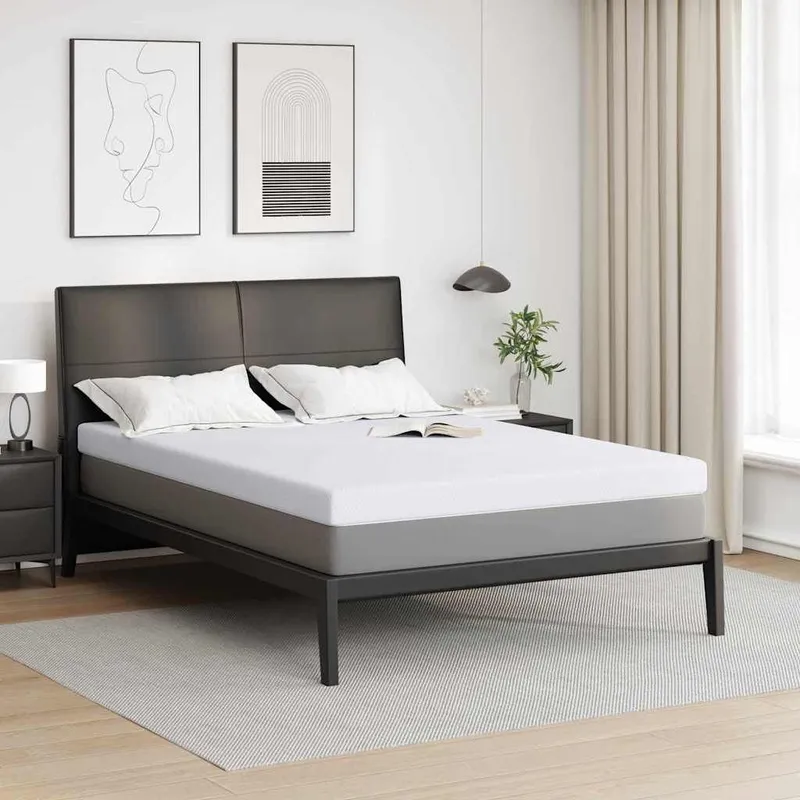 Matratzentopper aus Memory-Schaum 140 x 200 cm Thick Weich bianco
