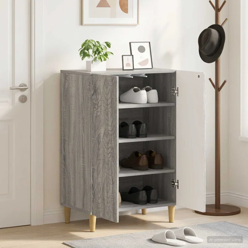 Schuhschrank DELFT 59,5 x 39,5 x 90 cm engineered wood