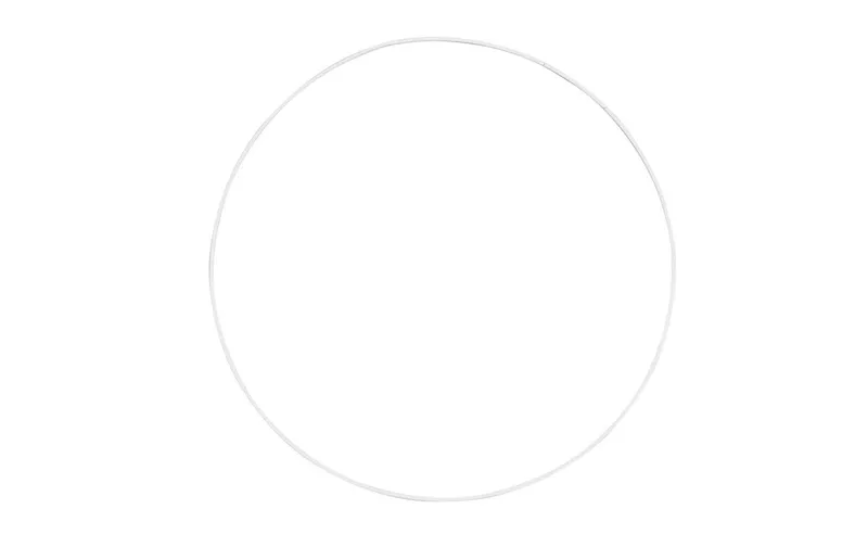 Glorex Metallring 30 cm 1 pieces, white