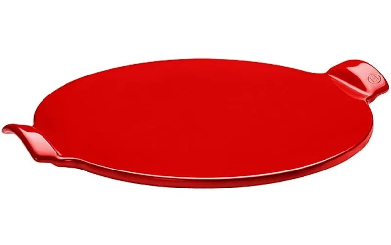 Emile Henry Pizzastein Ø 36.5 cm Rund, red