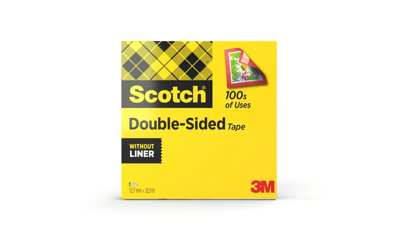 Scotch Doppelseitiges Klebeband 12 mm x 33 m, transparent