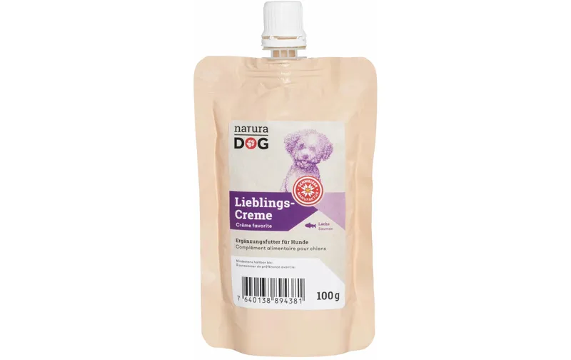 naturaDog Lieblingscreme Lachs 100 g