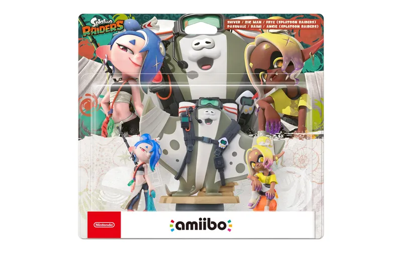 Nintendo amiibo Splatoon Raiders 3 in 1 Shiver, Big Man, Frye