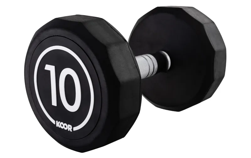 KOOR Kurzhantel 10 kg, Schwarz