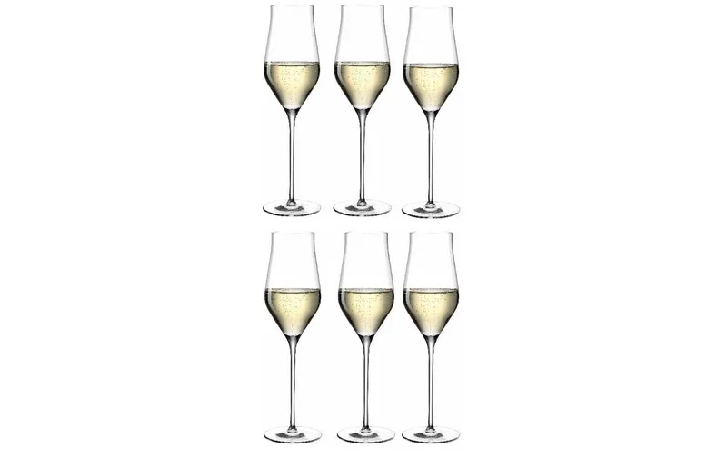 LEONARDO Champagnerglas Brunelli 340 ml, 6 pieces, transparent