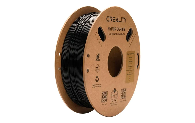 Creality Filament PETG Hyper nero, 1.75 mm, 1 kg