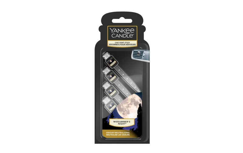 Yankee Candle Auto-Lufterfrischer Vent Stick 4 pezzi Midsummer's Night