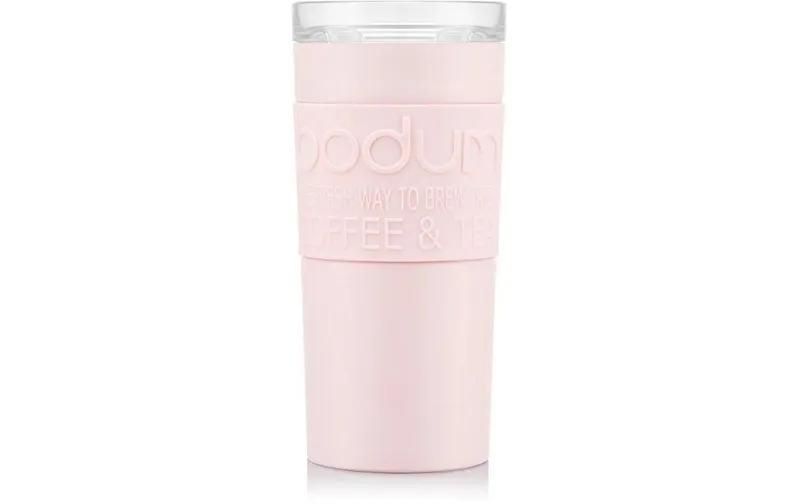 Bodum Travel Mug Iced Vanilla Latte, Strawberry, 0.35 l