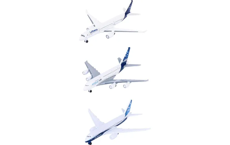 Majorette Airplane Assortment, 3-sort. Metall 1:64