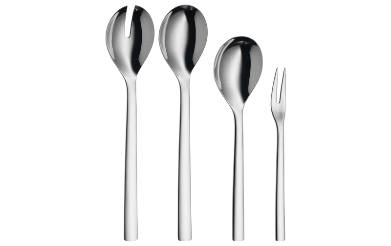 WMF Salatbesteck Nuova 4-teilig, argent