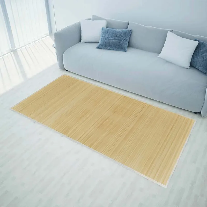 Teppich Bambus 100 x 160 cm naturale
