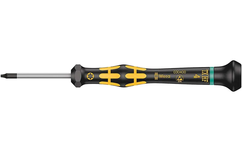 Wera Schraubenzieher 1567 ESD Micro HF TX 4 x 40 mm Torx