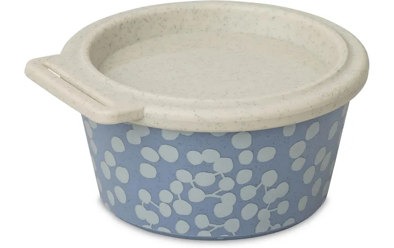 Koziol Schüssel Blomster Dot mit Deckel 250 ml, bleu