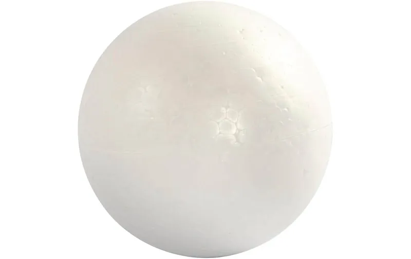 Creativ Company Styropor-Kugeln 12 cm, bianco, 5 pezzi