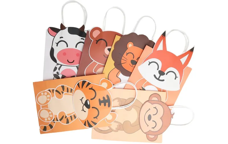 BackshopSchweiz Geschenktasche 6 Stück, Tiere