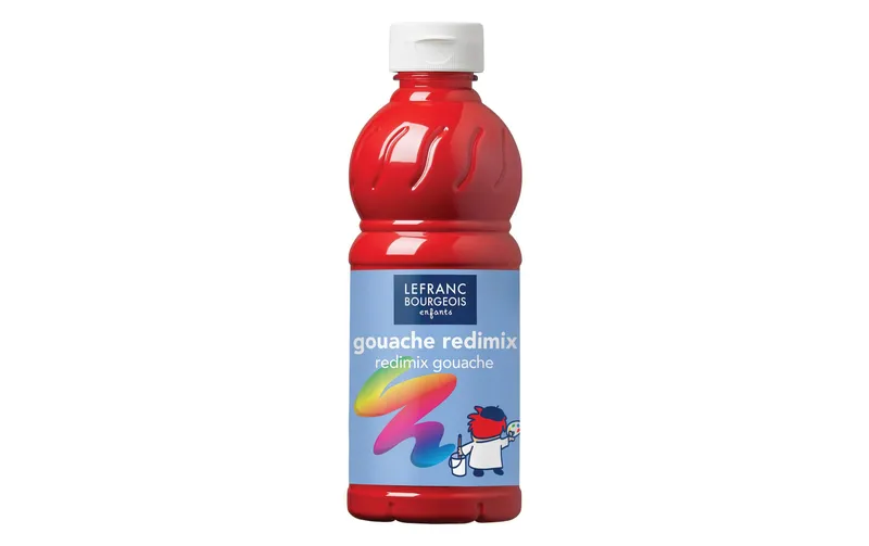 LEFRANC Temperafarben Redimix 500 ml, Karminrot
