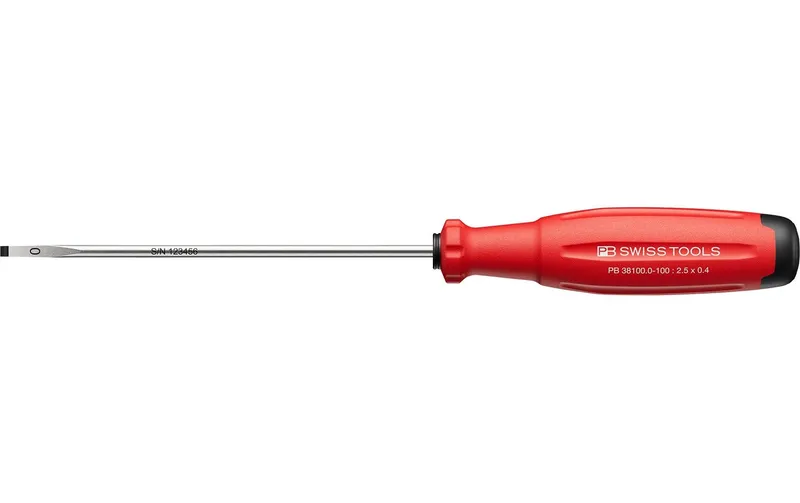 PB Swiss Tools Schlitz-Schraubenzieher PB 38100.0-100 100 mm Schlitz