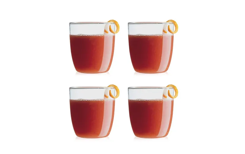 Bodum Trinkverre Kvadrant 4-teilig transparent, 0.2 l