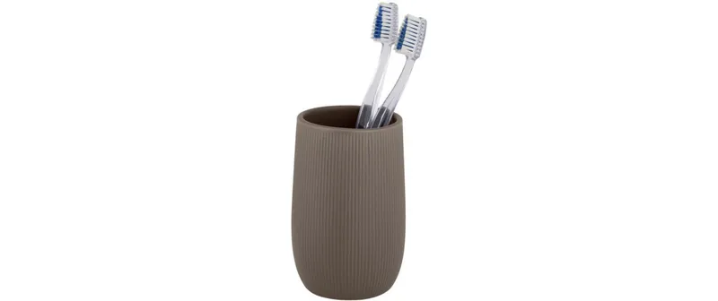 Wenko Zahnputzbecher Fablo Taupe