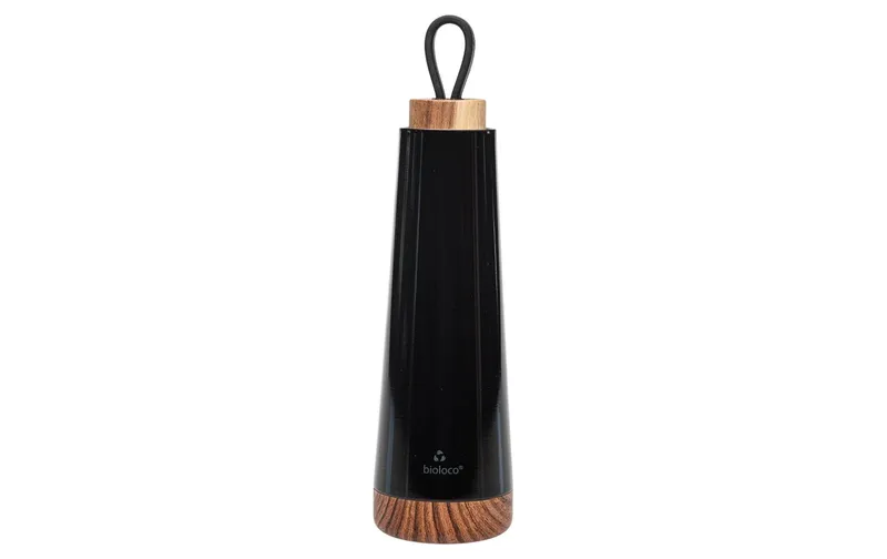 Bouteille isotherme BioLoco Loop 500 ml, Noir