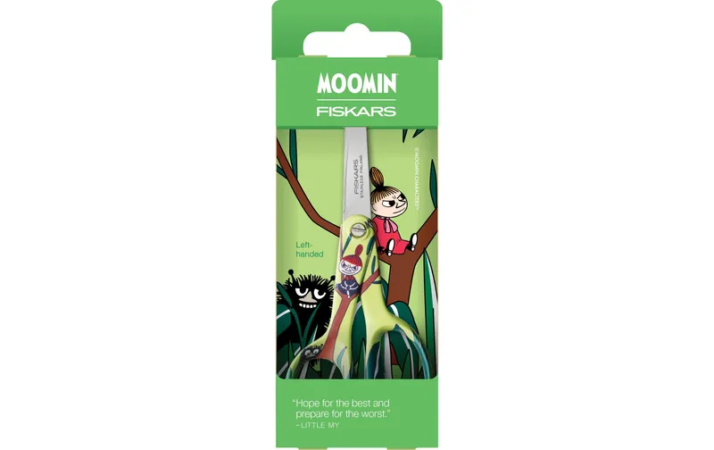 Fiskars Kinderschere Moomin Little My Links 13 cm, linkshänder, vert