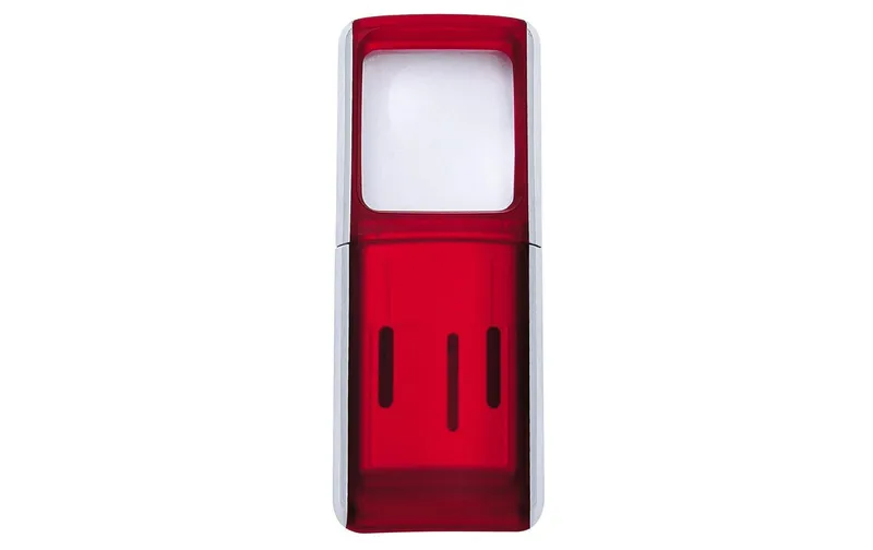 WEDO Lupenleuchte mit LED Beleuchtung, red