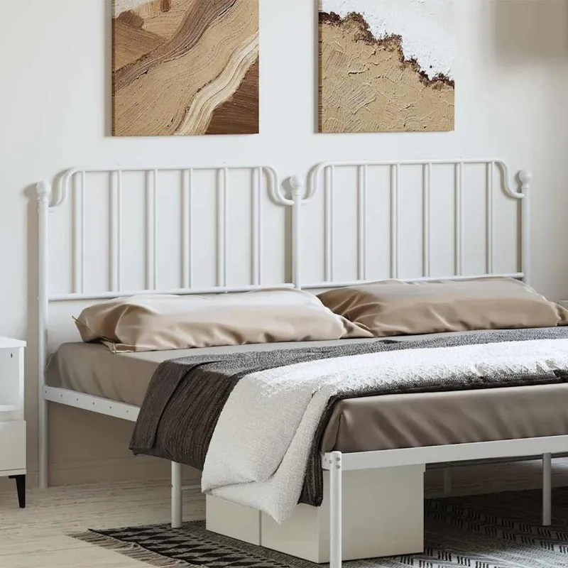 Ersatz-Kopfteil Metall bianco 193 cm