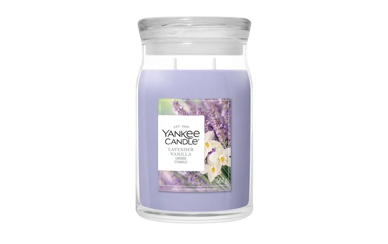 Yankee Candle Signature Duftkerze Lavender Vanilla Signature Large Jar