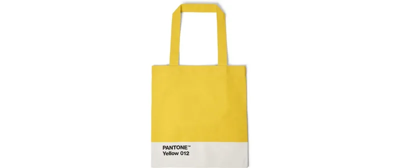 Pantone by Copenhagen Design Tragetasche Hellgelb
