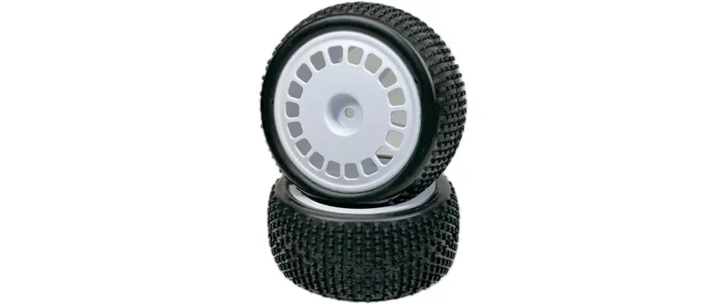 Absima 1:10 Buggy Räderset Mini Block hinten weiss (2)