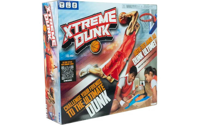 Tomy Kinderspiel Xtreme Dunk, d/f/i ab 6 Jahren, ab 1 Spieler