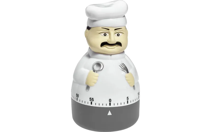 TFA Dostmann Küchentimer Koch blanc