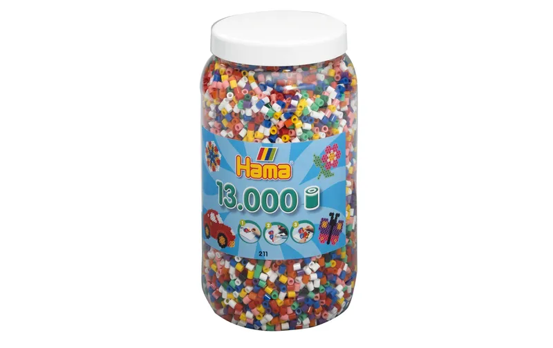 Hama Bügelperlen midi mix 13000 Stk. multicolore