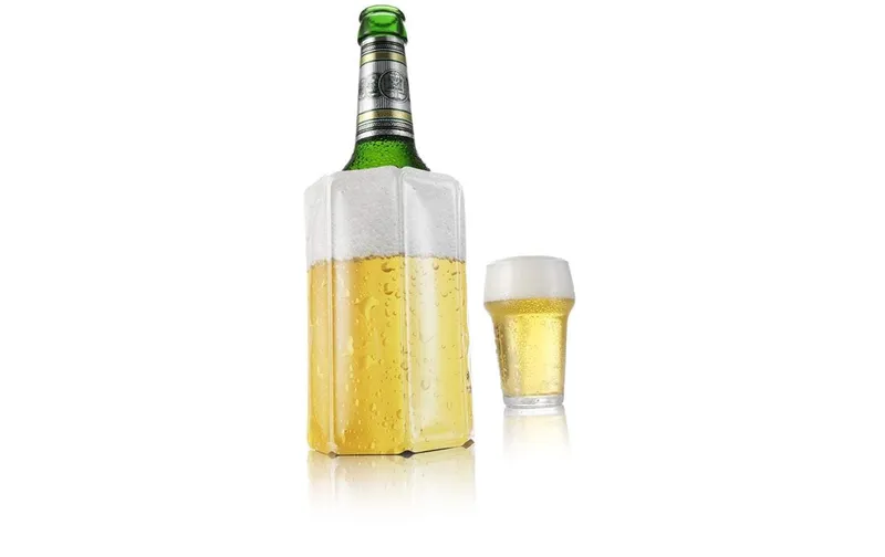 Vacuvin Flaschenmanschette Beer Gelb/bianco