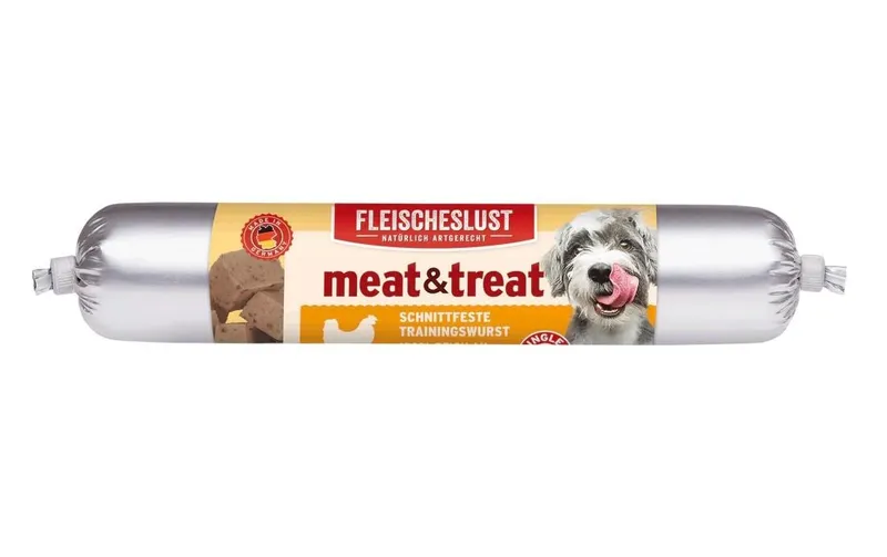 Fleischeslust Leckerli Meat & Treat Singleshot Geflügel, 80 g