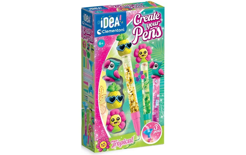 Clementoni Bastelset Deine Stift-Kreationen – Tropical