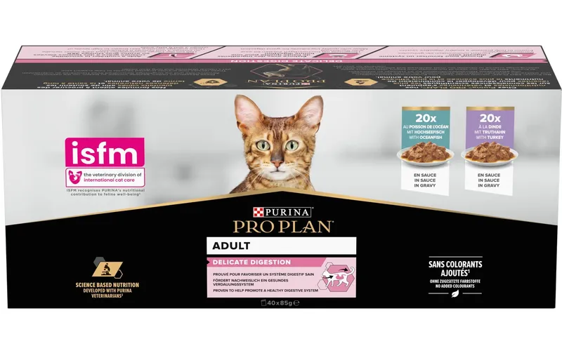 Purina Pro Plan Nassfutter Sauce Hochseefisch et Truthahn 40 x 85 g