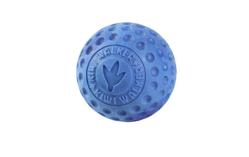 KIWI WALKER Hunde-Spielzeug Ball Blau, S, Ø 6 cm